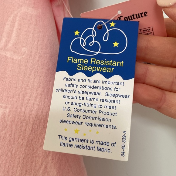 NWT JUICY COUTURE Pink 2pc Velvet Lounge Top&Pants Set with Rhinestone Logo - Picture 10 of 11